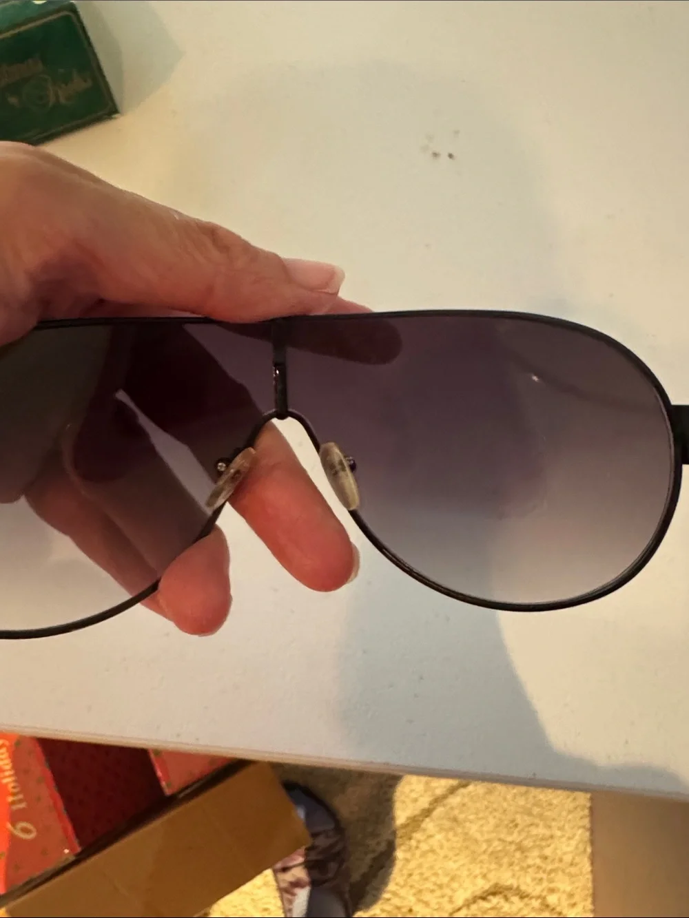 Men’s Black Shield Sunglasses with Gradient Lenses